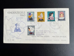 NETHERLANDS 1960 CIRCULATED FDC COSTUMES SEND TO BARCELONA 14-11-1960 NEDERLAND E46 - FDC