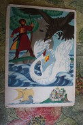 Russian  Fairy Tale - OLD USSR  Postcard -  "Saltan Tsar  " By Goltz - 1961 -raven - Arch / Archer - Fairy Tales, Popular Stories & Legends