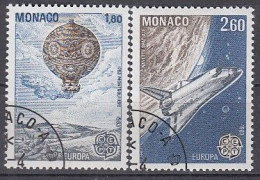 MONACO  1579-1580, Gestempelt, Europa CEPT: Große Werke Des Menschlichen Geistes, 1983 - Oblitérés