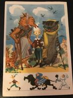 Painter Goltz - Buratino Fairy Tale - Pinocchio - 1961 - Cat - Fox - Beggar - Disabled - Fiabe, Racconti Popolari & Leggende