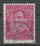 Yougoslavie - Jugoslawien - Yugoslavia 1931-33 Y&T N°221B - Michel N°237I (o) - 30d Alexandre 1er - Gebruikt