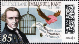 Germany - 2024 - 300th Birth Anniversary Of Immanuel Kant, Philosopher - Mint Stamp - Ongebruikt