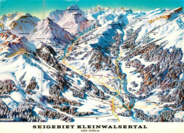 72619667 Hirschegg Kleinwalsertal Vorarlberg Uebersichtskarte Skigebiet Kleinwal - Andere & Zonder Classificatie