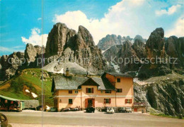 72619646 Passo Gardena Rifugio Alpino Groedner Joch Gebirgspass Alpen Passo Gard - Otros & Sin Clasificación