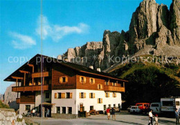 72619645 Passo Gardena Rifugio Alpino Groedner Joch Gebirgspass Alpen Passo Gard - Autres & Non Classés