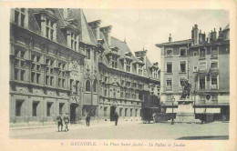 38 - Grenoble - La Place Saint André - Le Palais De Justice - Animée - CPA - Voir Scans Recto-Verso - Grenoble