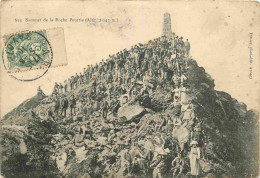 73 - Savoie - Sommet De La Roche Pourrie - Animée - Alpinisme - CPA - Oblitération Ronde De 1910 - Voir Scans Recto-Vers - Autres & Non Classés