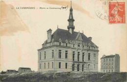 93 - La Courneuve - Mairie En Construction - Correspondance - CPA - Oblitération Ronde De 1910 - Voir Scans Recto-Verso - La Courneuve