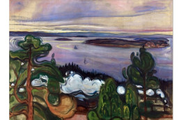 Art - Peinture - Edvard Munch - Fumée De Train - CPM - Carte Neuve - Voir Scans Recto-Verso - Peintures & Tableaux