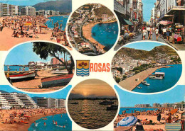 Espagne - Espana - Cataluna - Costa Brava - Rosas - Multivues - Immeubles - Architecture - CPM - Voir Scans Recto-Verso - Gerona