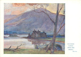 Art - Peinture - W M Glass - Kilchurn Castle Loch Axe Argyll - Royaume-Uni - CPM - Carte Neuve- UK - Voir Scans Recto-Ve - Paintings