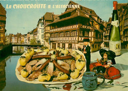 Recettes De Cuisine - Choucroute Alsacienne - Carte Neuve - Gastronomie - CPM - Voir Scans Recto-Verso - Recetas De Cocina