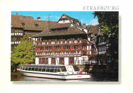 67 - Strasbourg - La Petite France - La Rue Du Bain Aux Plantes - Bateau-Promenade - CPM - Voir Scans Recto-Verso - Strasbourg