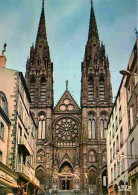 63 - Clermont Ferrand - Façade Et Porche De La Cathédrale - CPM - Voir Scans Recto-Verso - Clermont Ferrand