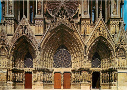 51 - Reims - Cathédrale Notre Dame - Les Trois Portails De La Façade Ouest - CPM - Carte Neuve - Voir Scans Recto-Verso - Reims