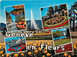 Suisse - Genève - En Fleurs - Multivues - CPM - Voir Scans Recto-Verso - Altri & Non Classificati