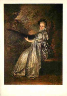 Art - Peinture - Antoine Watteau - La Finette - Musée Du Louvre - CPM - Voir Scans Recto-Verso - Peintures & Tableaux