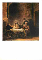 Art - Peinture - Rembrandt Harmensz Van Rijn - Les Pèlerins D'Emmaus - Musée Du Louvre - CPM - Voir Scans Recto-Verso - Malerei & Gemälde