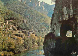 48 - Les Gorges Du Tarn - Tunnel Surplombant Le Tarn Vers Les Vignes - CPM - Voir Scans Recto-Verso - Gorges Du Tarn