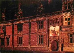 41 - Blois - Le Château - Façade Extérieure De L'aile Louis XII Illuminée - Vue De Nuit - CPM - Voir Scans Recto-Verso - Blois