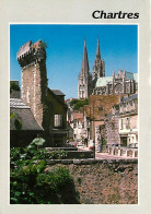 28 - Chartres - La Cathédrale Et La Porte Guillaume - CPM - Voir Scans Recto-Verso - Chartres