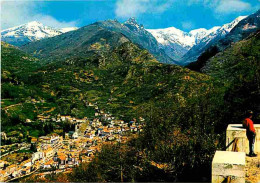 09 - Ax Les Thermes - Vue Générale - Au Loin La Dent D'Orlu - CPM - Voir Scans Recto-Verso - Ax Les Thermes