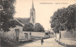 89-CHAMPVALLON-N°2158-E/0281 - Autres & Non Classés