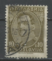 Yougoslavie - Jugoslawien - Yugoslavia 1931-33 Y&T N°218A - Michel N°234II (o) - 10d Alexandre 1er - Oblitérés