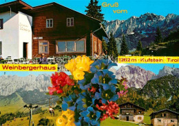 72619446 Kufstein Tirol Berghaus Weinberger Wilder Kaiser Kaindlhuette Alpenflor - Sonstige & Ohne Zuordnung