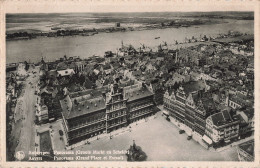 Belgique Anvers Antwerpen Panorama Grand Place Et Escaut Cachet 1946 + Timbre Timbres - Antwerpen