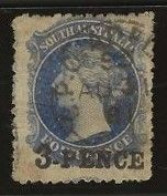 South  Australia     .   SG    .    67         .   O      .     Cancelled - Used Stamps