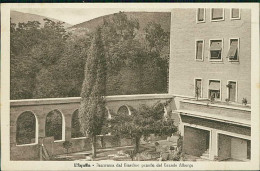 L'AQUILA - PANORAMA DAL GIARDINO PENSILE DEL GRANDE ALBERGO - EDIZ. ALTROCCA 1943 - SPEDITA 1957 (20767) - L'Aquila