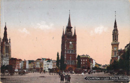 Courtrai - Les Trois Tours Gel.1916 Feldpost - Kortrijk