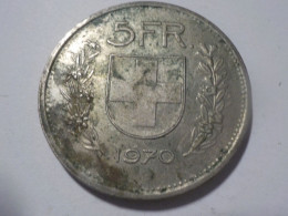 SUISSE  5Francs 1970 - 5 Francs