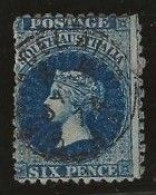 South  Australia     .   SG    .  73          .   O      .     Cancelled - Used Stamps