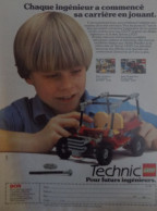 Publicité De Presse ; Jeu Construction Lego Technic - Publicidad
