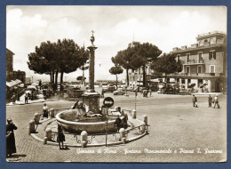 1966 - GENZANO DI ROMA - FONTANA MONUMENTALE E PIAZZA T. FRASCONI  - ITALIE - Autres Monuments, édifices