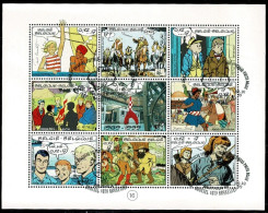 OCB Nr 2841/2849 BL81 Strip BD Comic Cartoon Tintin Kuifje ....FDCancelling - Oblitérés