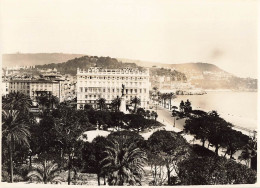 Nice * Panorama & Grand Hôtel * Photo Ancienne 16.5x12cm - Other & Unclassified