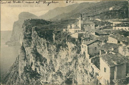 TREMOSINE SUL GARDA ( BRESCIA ) VISTO DA NORD - EDIZIONE TRENKLER - SPEDITA 1905 (20771) - Brescia