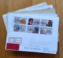 DDR Germany Nice Collection Of 50 Covers, R-covers And FDCs 190 G - Other & Unclassified