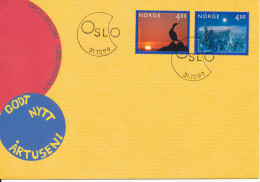 Norway FDC Millenium 1999/2000 31-12-1999 Complete Set Of 2 With Cachet - FDC