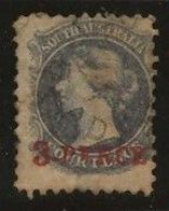 South  Australia     .   SG    .   92 (2 Scans)          .   O      .     Cancelled - Used Stamps