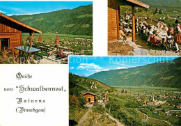 72618232 Naturns Jausenstation Schwalbennest Panorama Vinschgau Naturns - Sonstige & Ohne Zuordnung