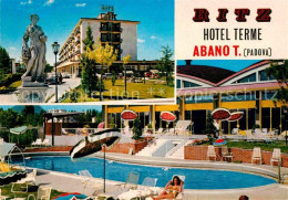 72618218 Abano Terme Hotel Ritz Terme Swimming Pool Statue Firenze - Andere & Zonder Classificatie