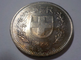 SUISSE  5Francs 1974 - 5 Francs