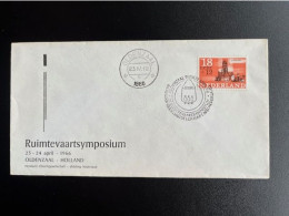 NETHERLANDS 1968 COVER SPACE SYMPOSIUM OLDENZAAL 23-04-1968 NEDERLAND - Lettres & Documents