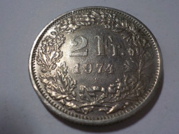 SUISSE  2Francs 1974 - 2 Francs