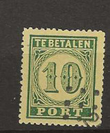 1874 USED Nederlands Indië Port NVPH  P2 - India Holandeses