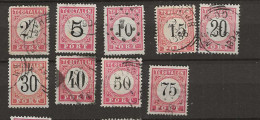 1882 USED Nederlands Indië Port NVPH  P5-13 - Nederlands-Indië